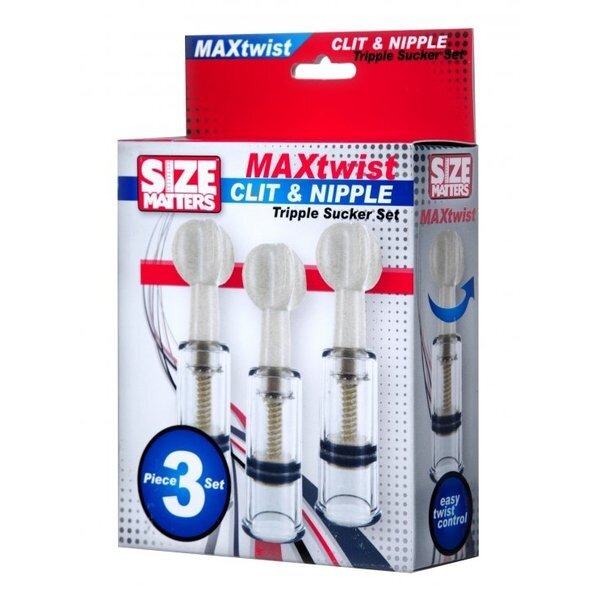 Size Matters Twisted Triplets Nipple & Clit Suckers