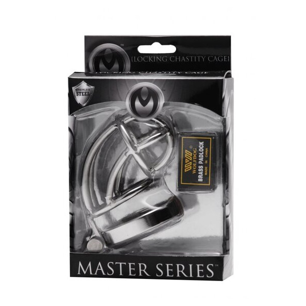 Master Series Captus Stainless Steel Chastity Cage