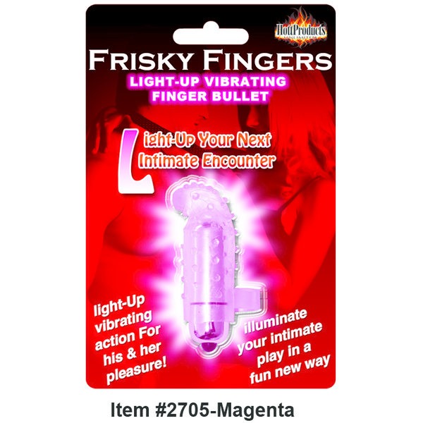 Light Up Frisky Finger Magenta
