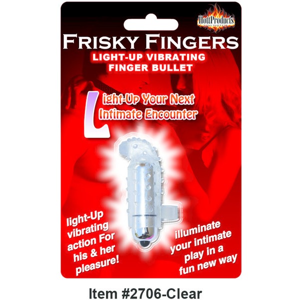 Light Up Frisky Finger Clear