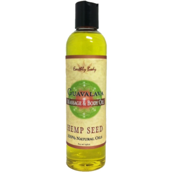 Massage Oil Guavalava 8 Oz
