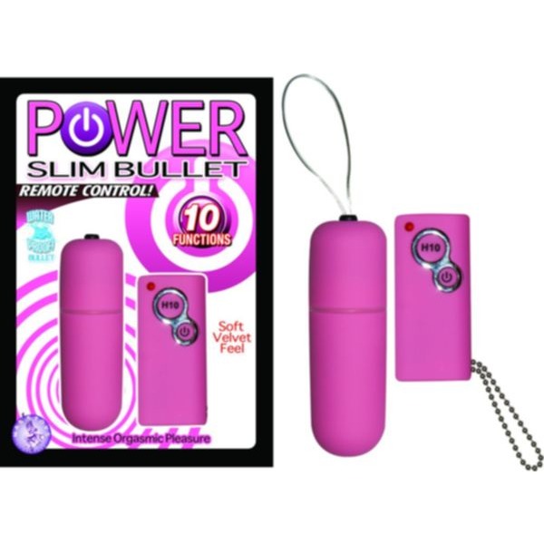 Power Slim Bullet Remote Control Pink