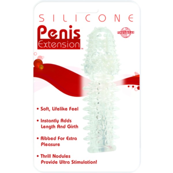 Silicone Penis Extension Clear