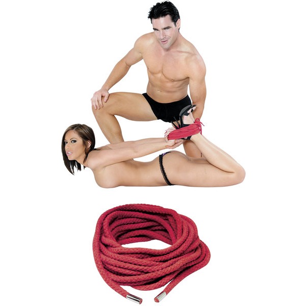 Fetish Fantasy Japanese Silk Rope Red