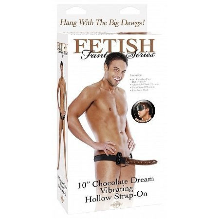 Fetish Fantasy 10inchocolate Dream Vibrating Hollow Str