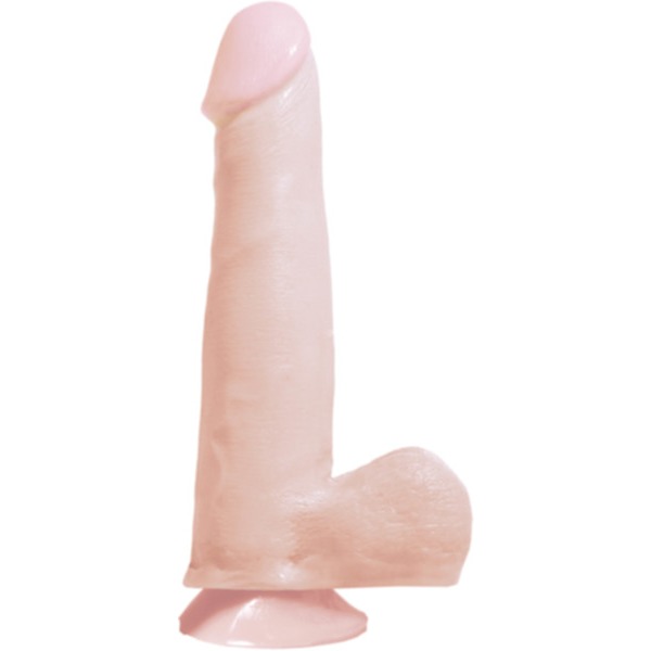 Basix Rubber Works 7.5in Dong W/ Suction Flesh