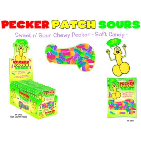 Sour Pecker Patch Display(12pcs)