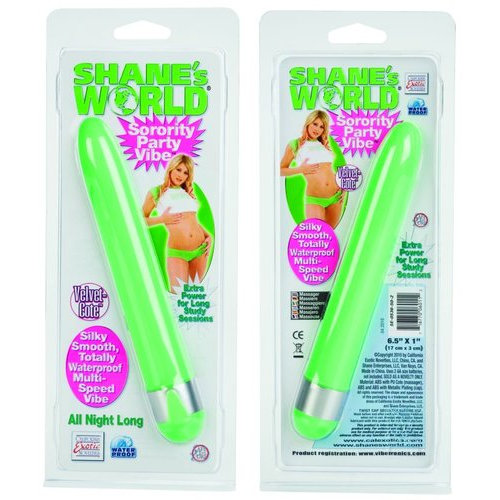 Shanes World Party Vibe All Night Long Green