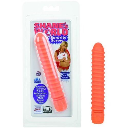 Shanes World Sorority Screw Vibe Silicone Orange