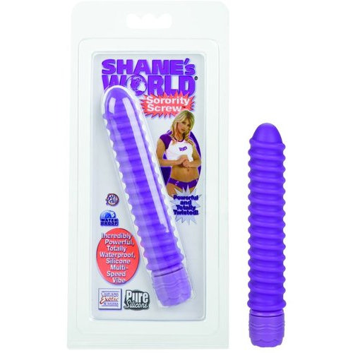 Shanes World Sorority Screw Vibe Silicone Purple