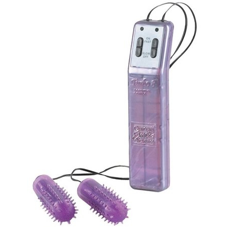 Pocket Exotic Turbo 8 Double Bullet W/ Sleeve-lavender