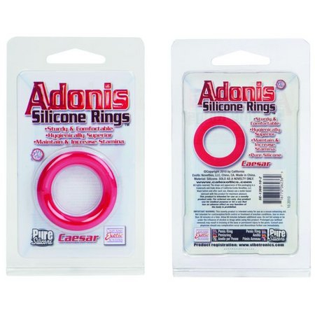 Adonis Silicone Ring Caesar Black