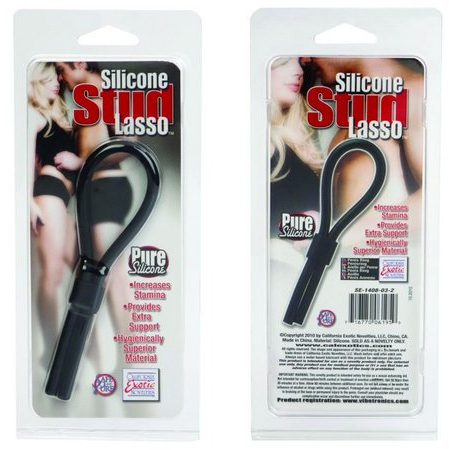 Silicone Stud Lasso Black
