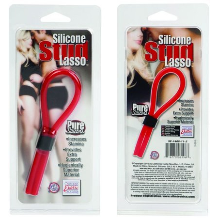 Silicone Stud Lasso Red