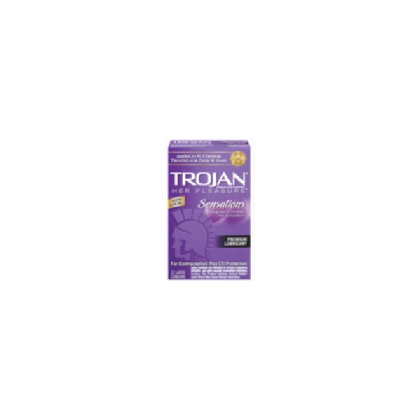 Trojan Her Pleasure Sensations 12 Pack