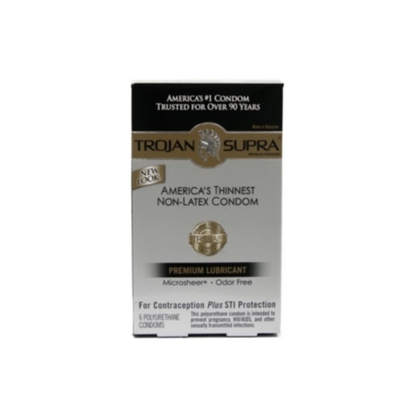 Trojan Supra Lubricated 6pc