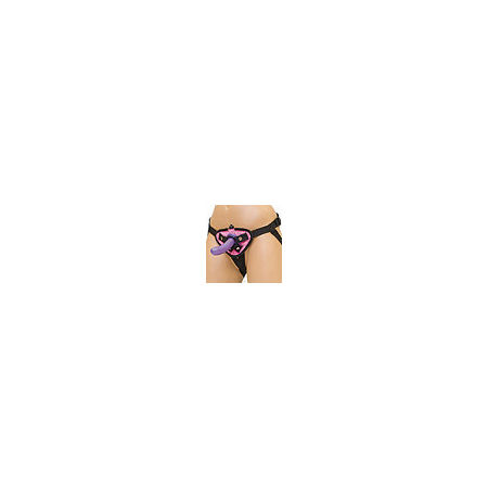 Velvet Knit Strap On Harness