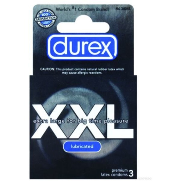 Durex Xxl Lubricated-3pk